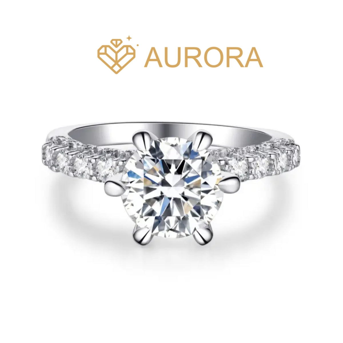 Amor Rings 05 Amor】Moissanite rings with 925 Sterling Silver – auroraus&co.